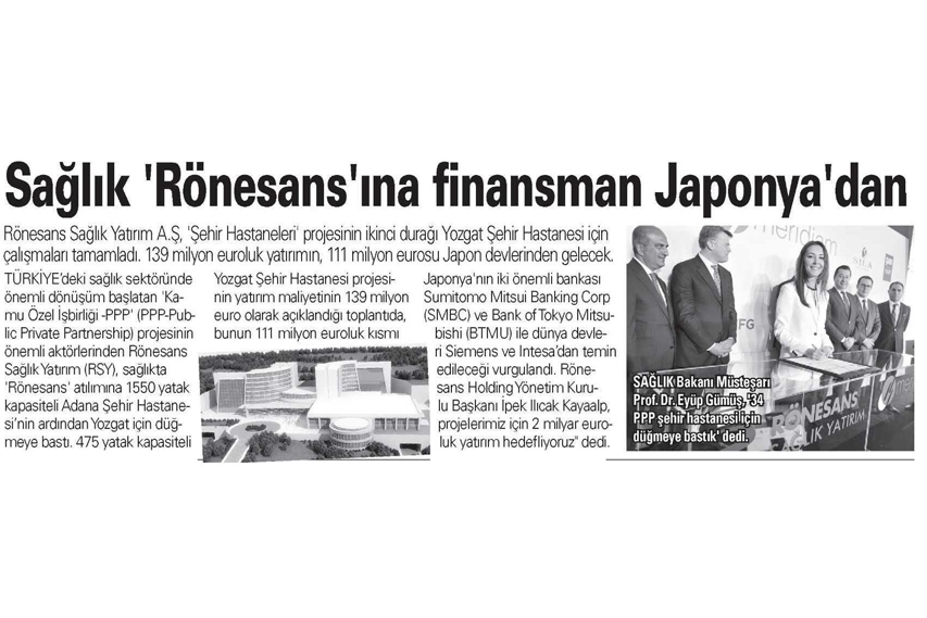 Yozgat’ta sağlık “Rönesans”ına Japon devlerinden finansman
