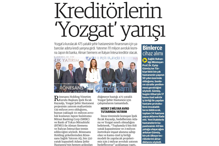 Yozgat’ta sağlık “Rönesans”ına Japon devlerinden finansman